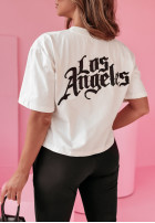 Komplet dresowy Los Angeles biało-czarny