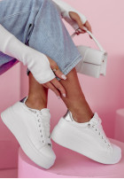 Adidasy z kokardą Dazzling Steps białe
