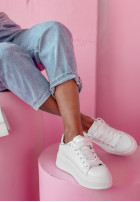 Adidasy z kokardą Dazzling Steps białe