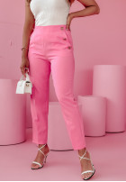 Eleganckie spodnie Rising Queens różowe