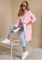 Coat z imitacji kożucha Lakeside Dream in pink
