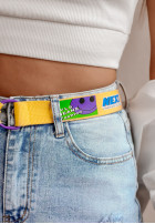 Spodnie jeansowe z przetarciami Viren jasnoniebieskie