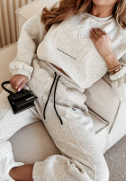 Komplet dresowy Queen szary