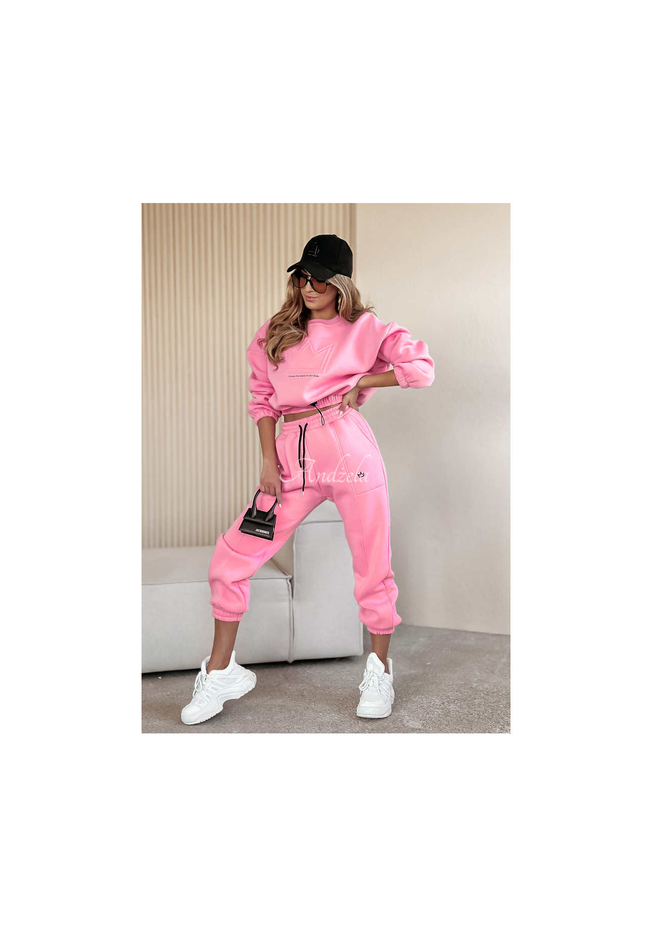 Queen pink tracksuit set