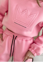 Komplet dresowy Queen różowy