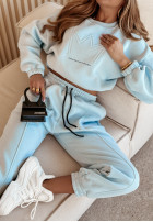 Komplet dresowy Queen błękitny