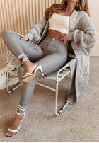 Spodnie woskowane Rebel szare