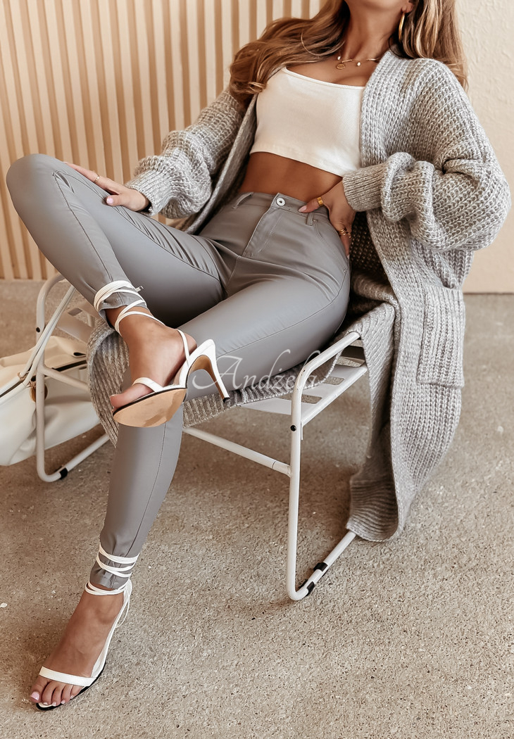 Rebel waxed pants grey