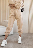 Komplet dresowy Queen beżowy