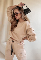 Komplet dresowy Queen beżowy