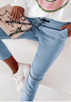 Spodnie Harwinton błękitne