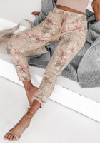 Kwieciste spodnie Meadow Melody beżowe