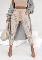Jeans floral pants Meadow Melody beige