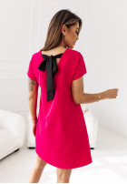 Sukienka z wiązaniem Starlit Elegance różowa