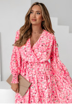 Kwiecista sukienka Blossom Breeze różowa