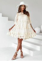 Koronkowa sukienka Lace & Grace ecru