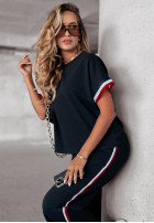 Komplet dresowy Sporty Vibes grafitowy