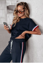 Komplet dresowy Sporty Vibes grafitowy