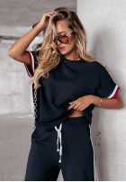 Komplet dresowy Sporty Vibes grafitowy