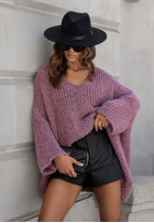 Sweter oversize Cocomore Dreamy Escape brudny róż