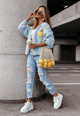 Limoncello blue lemon cardigan