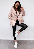 Jacket oversize z kapturem Sancha in beige