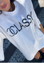 T-shirt z nadrukiem La Milla Classy biały