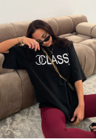 T-shirt z nadrukiem La Milla Classy czarny