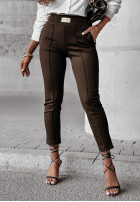 woven Trousers Pretty On Point in chocolate