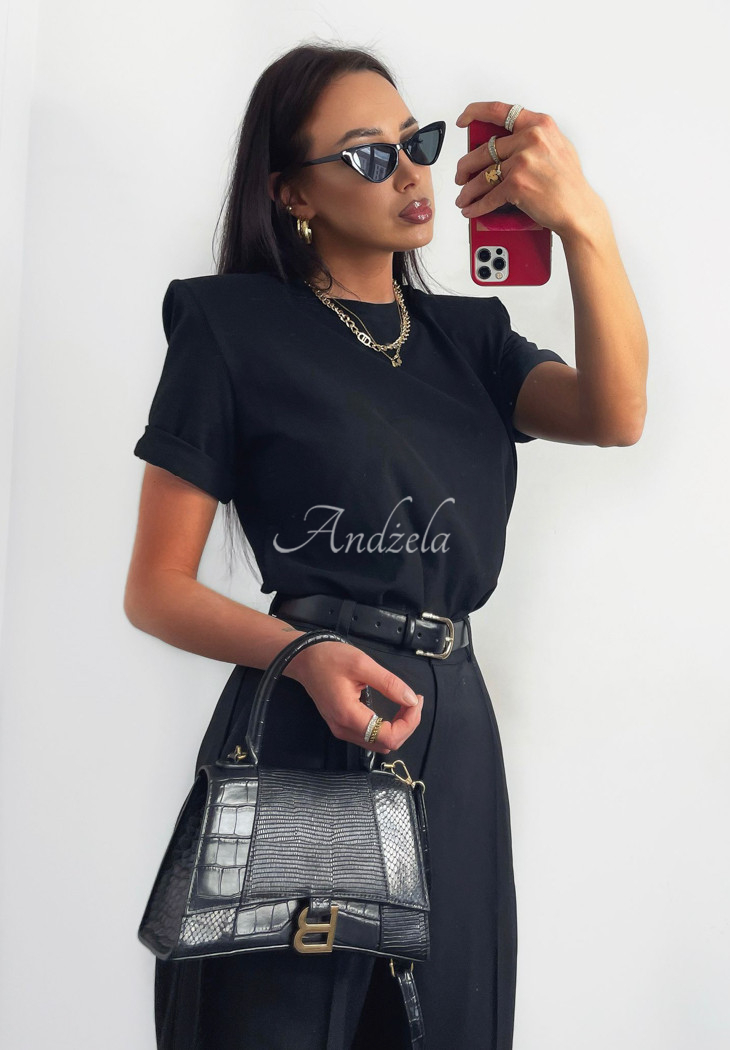 La Milla Hear Me Out czarny T-shirt