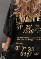 T-shirt z nadrukiem Miss City Limited czarny