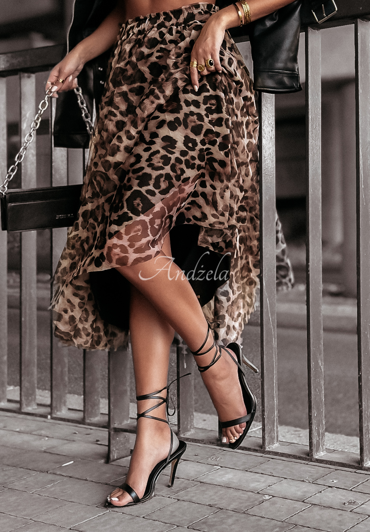 Crazy In Love tulle skirt in leopard print