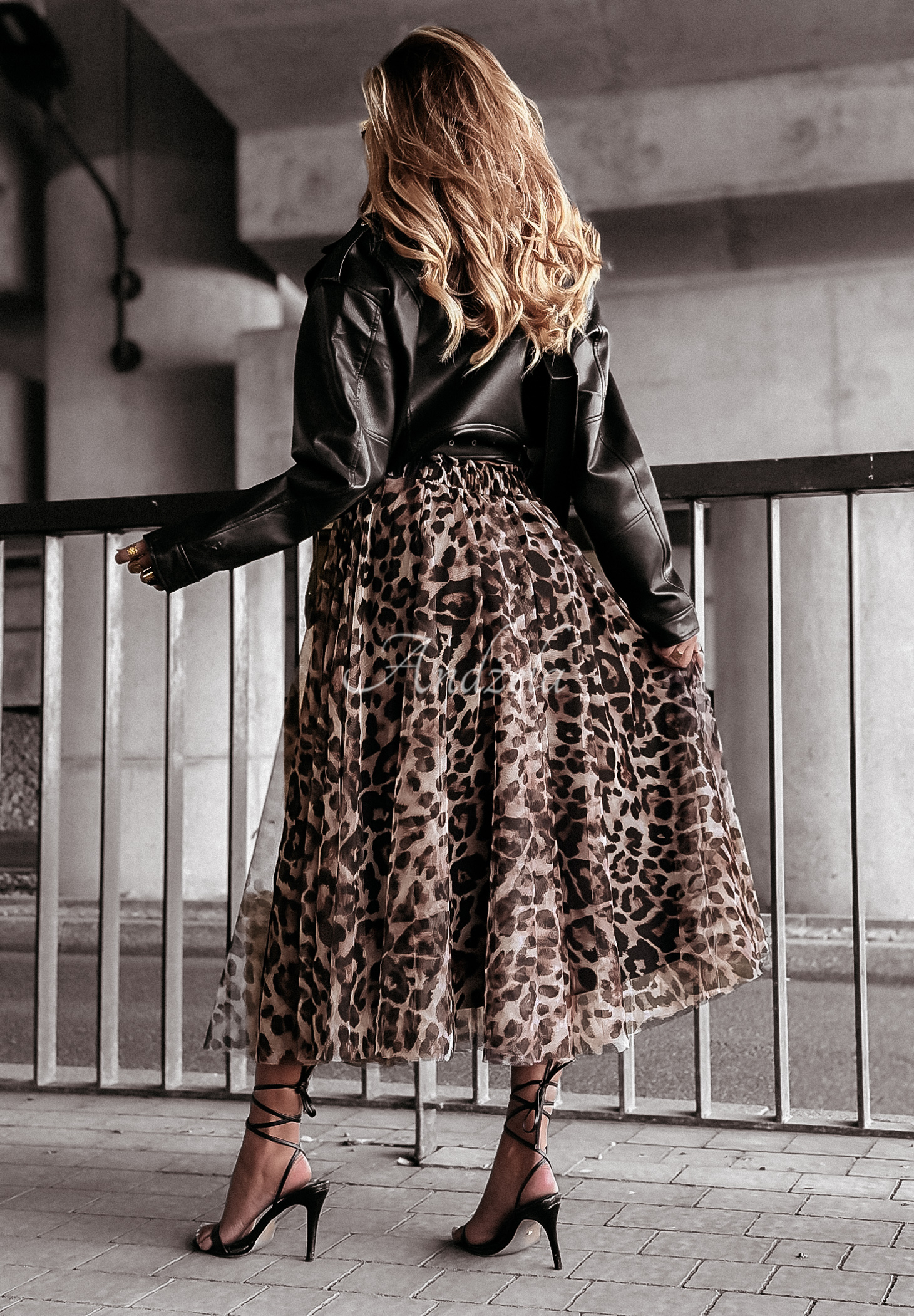 Boots Animal Print Skirt Looks Leopard Print Wool Look Mini Skirt