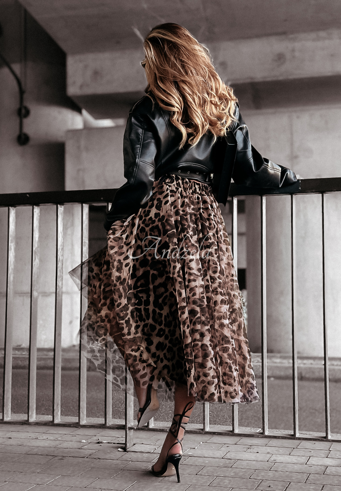 Crazy In Love tulle skirt in leopard print