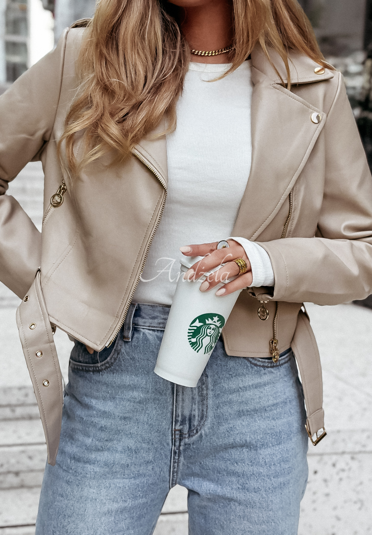 Never Wanna Leave Beige Leather Ramones.