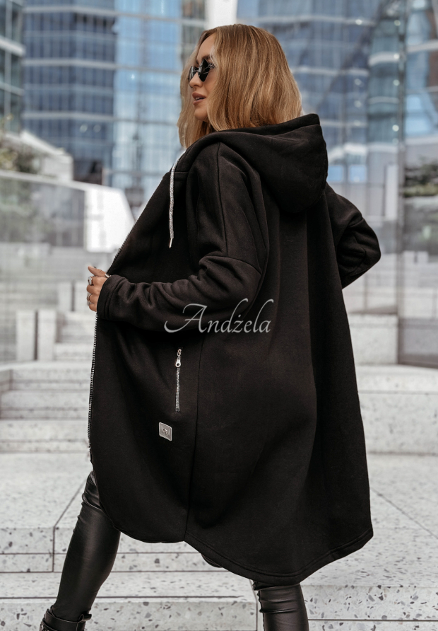 Peaceful Mind long hoodie black