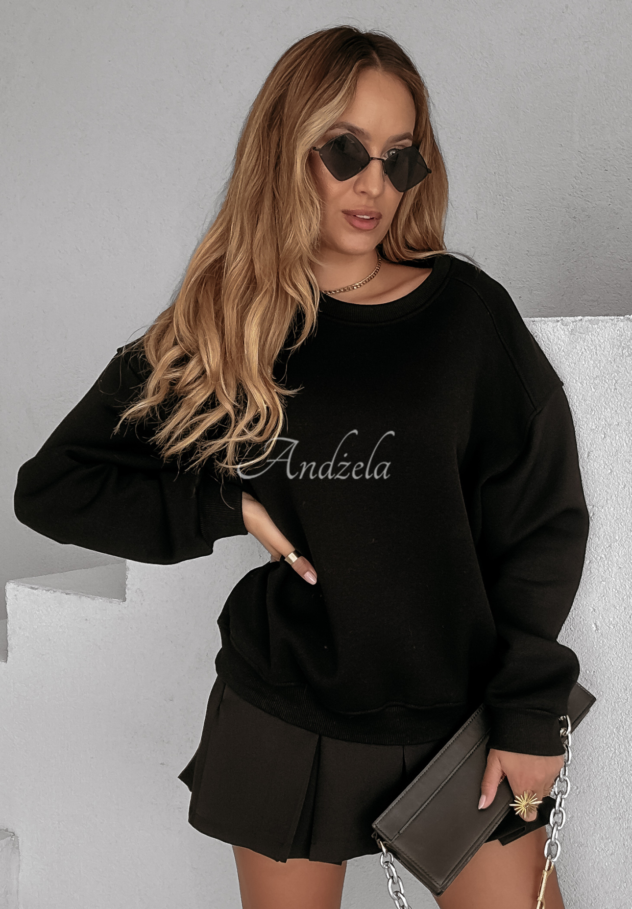 Bluza oversize Be Better czarna