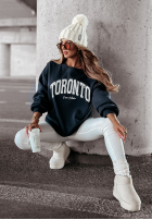 Bluza z napisem Toronto Peace grafitowa