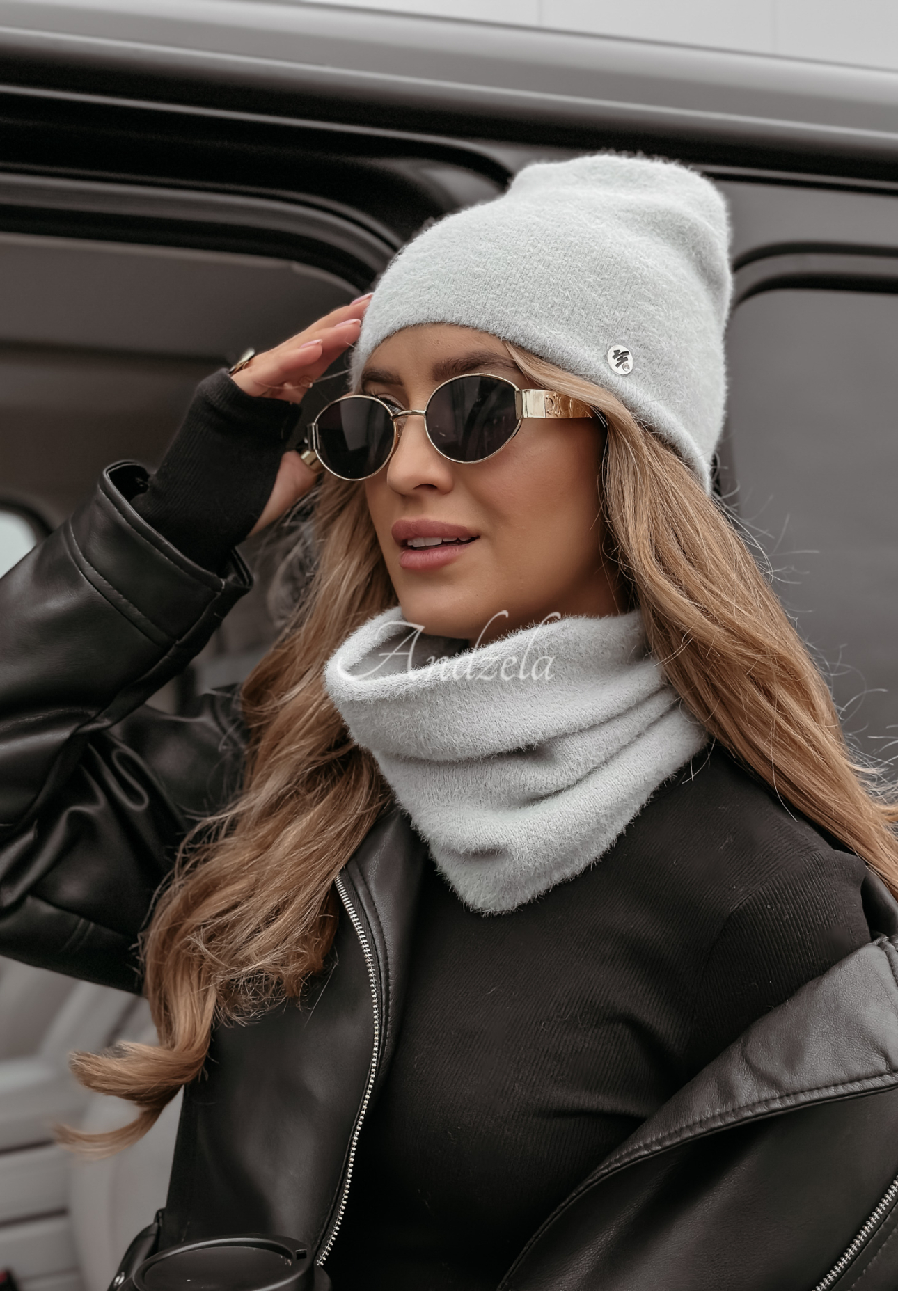 Doria alpaca grey chimney