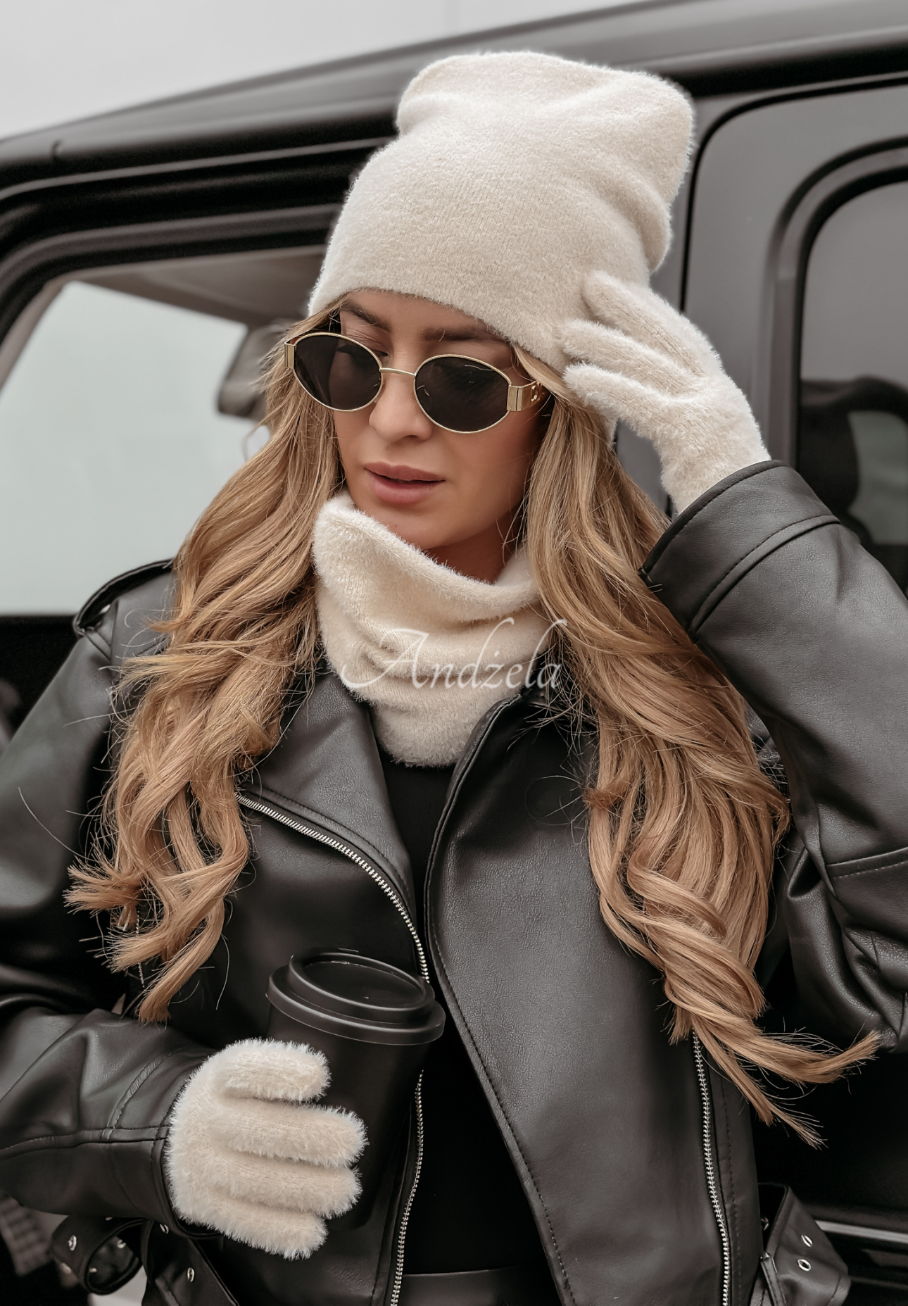 Doria alpaca chimney light beige