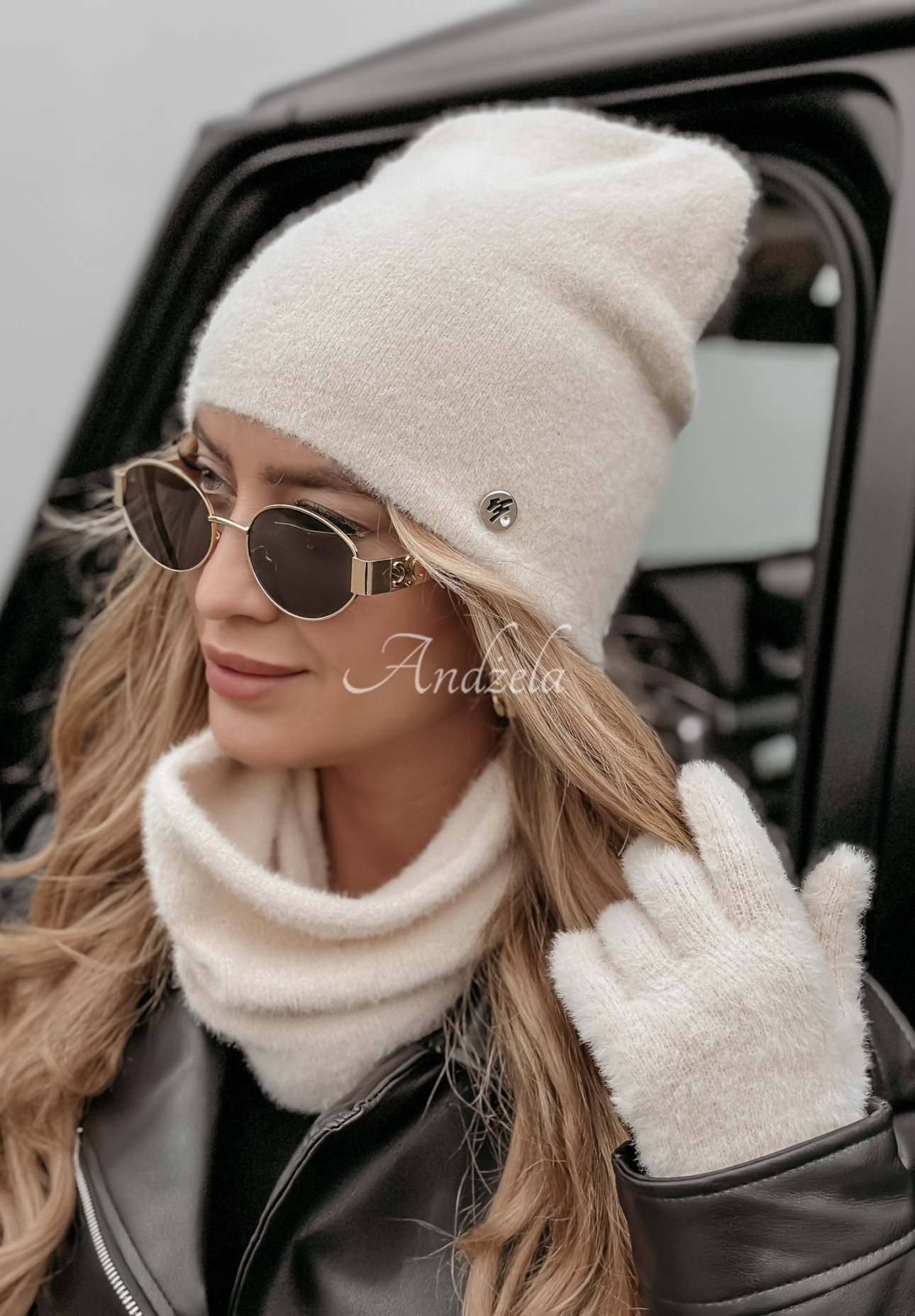 Doria alpaca chimney light beige