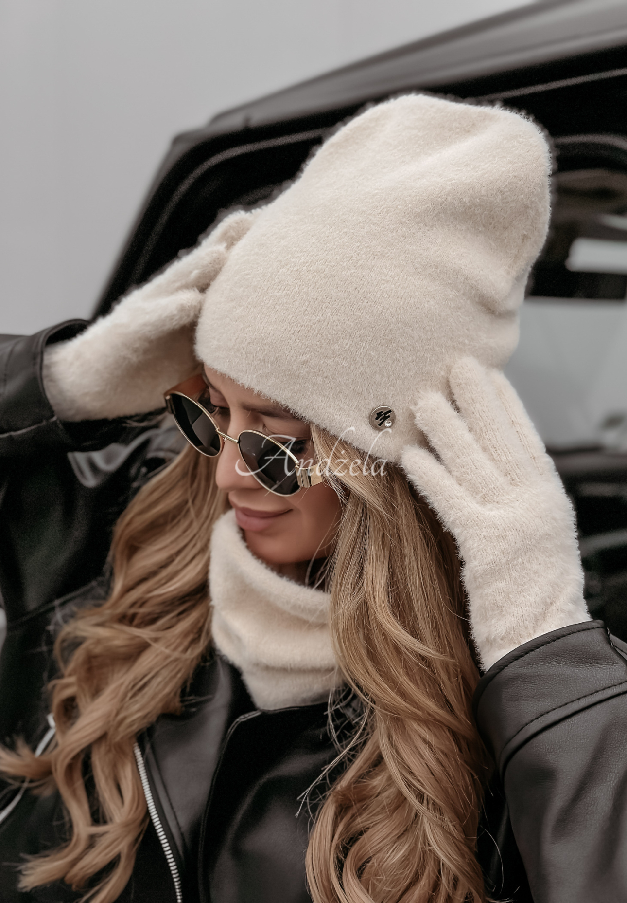 Doria alpaca chimney light beige