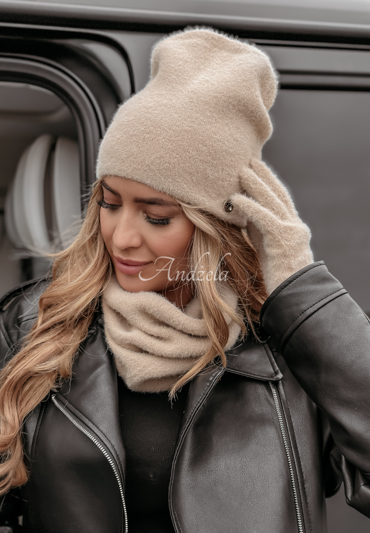 Doria alpaca chimney beige