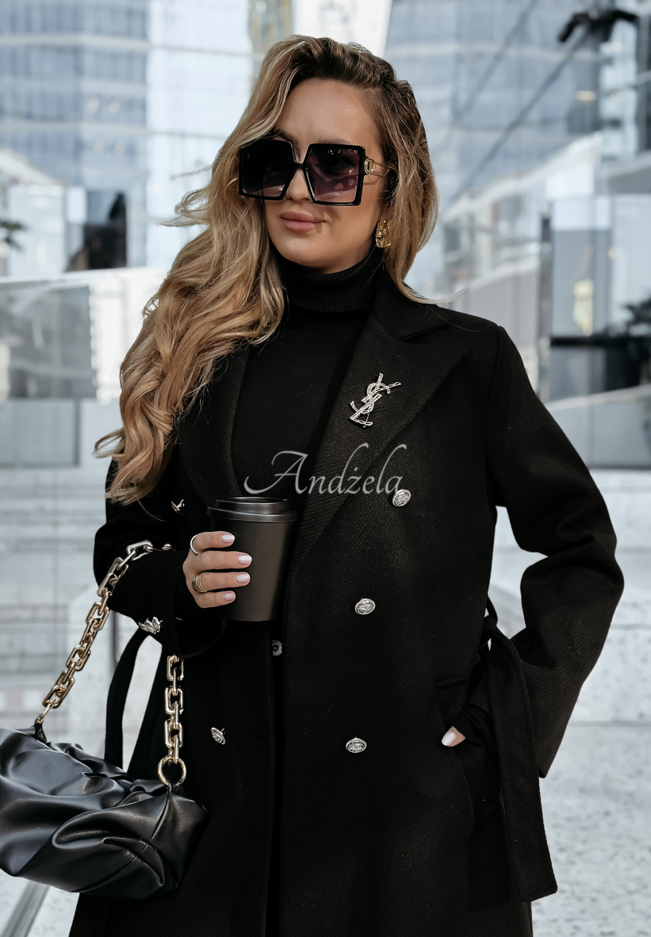 Long coat To Do It black