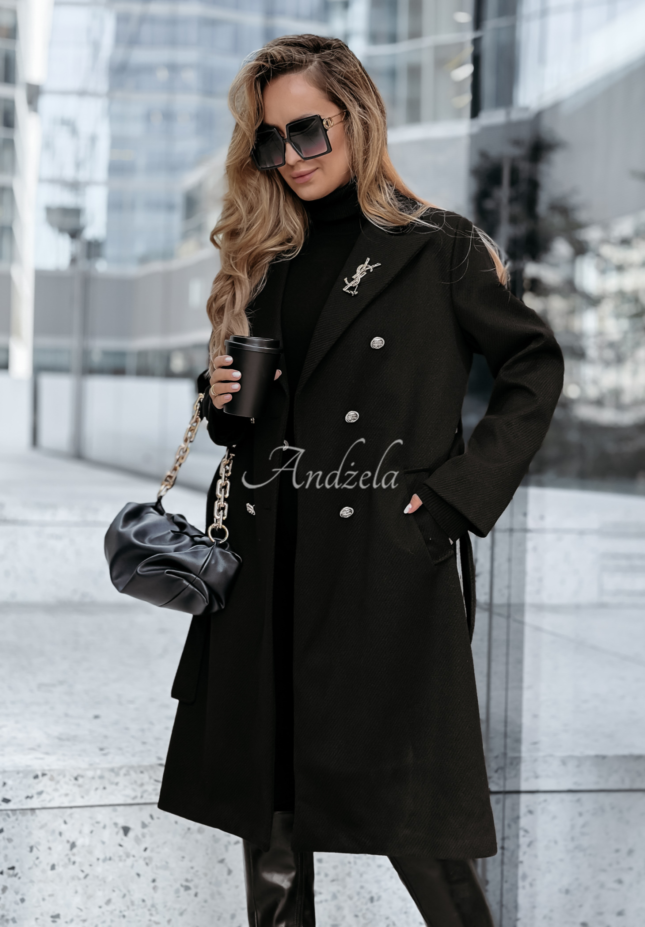 Long coat To Do It black