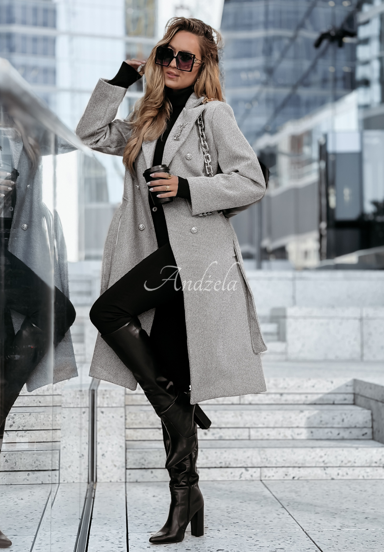 Long coat To Do It grey