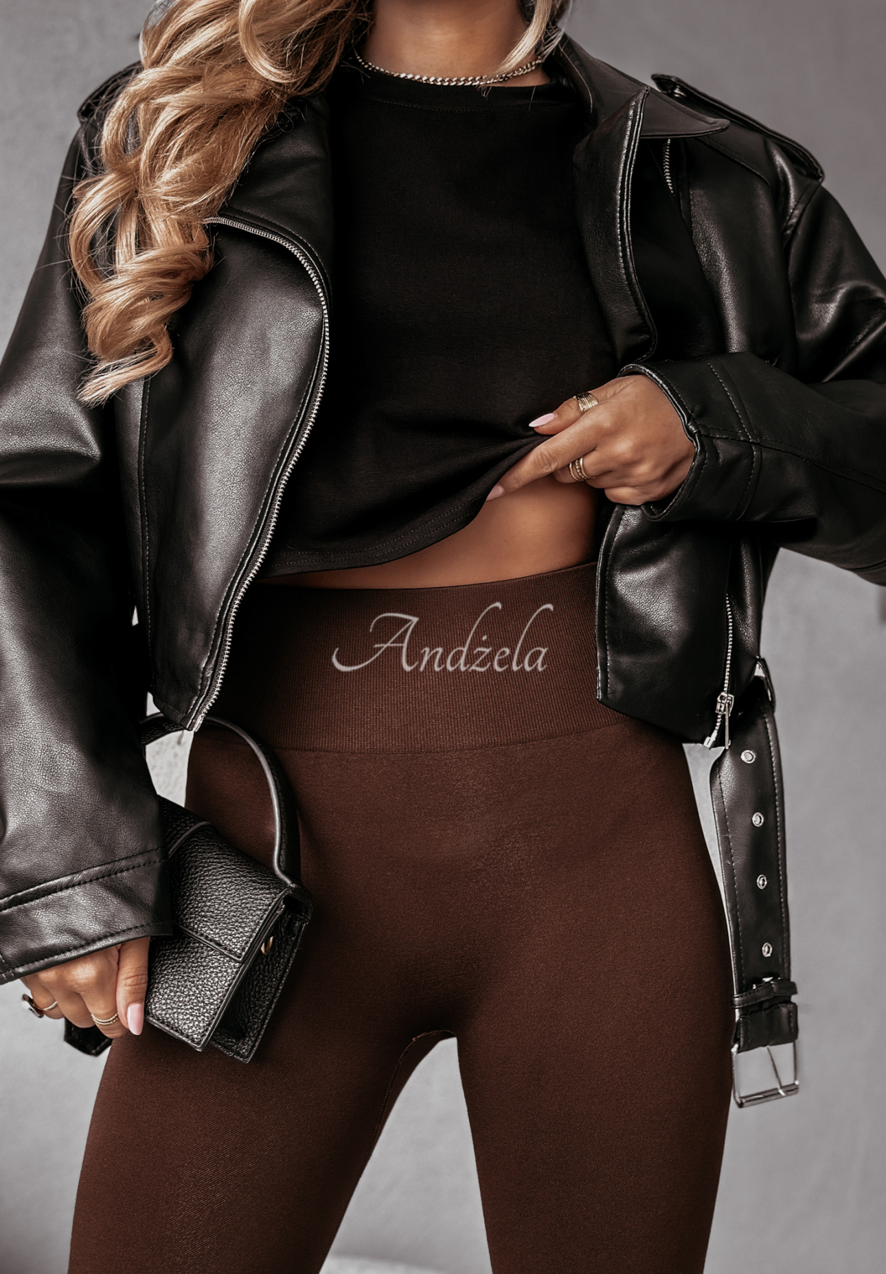 Push-Up Leggings We Meet Again chocolate.