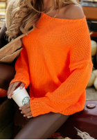 Krótki Jumper Feel in orange