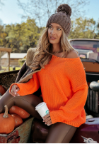 Krótki Jumper Feel in orange