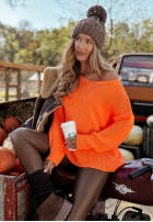 Krótki Jumper Feel in orange